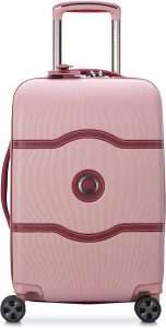 Delsey Paris carry on in pink