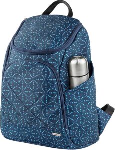 TravelOn Secure backpack antitheft in blue pattern