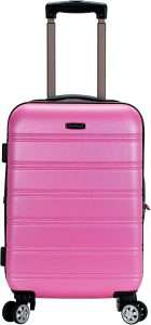 Rockland carry on pink luggage