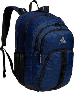 Addidas Backpack with lots of pockets pictured in navy blue
