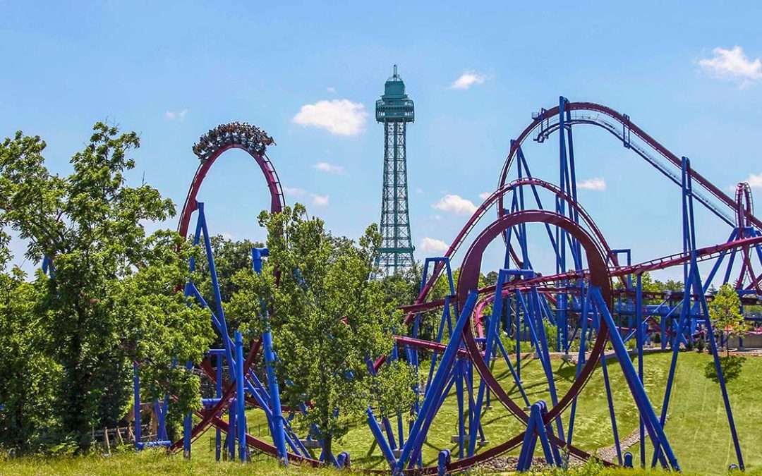 Banshee Roller coaster at Kings Island Amusement park