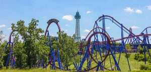 Banshee Roller coaster at Kings Island Amusement park